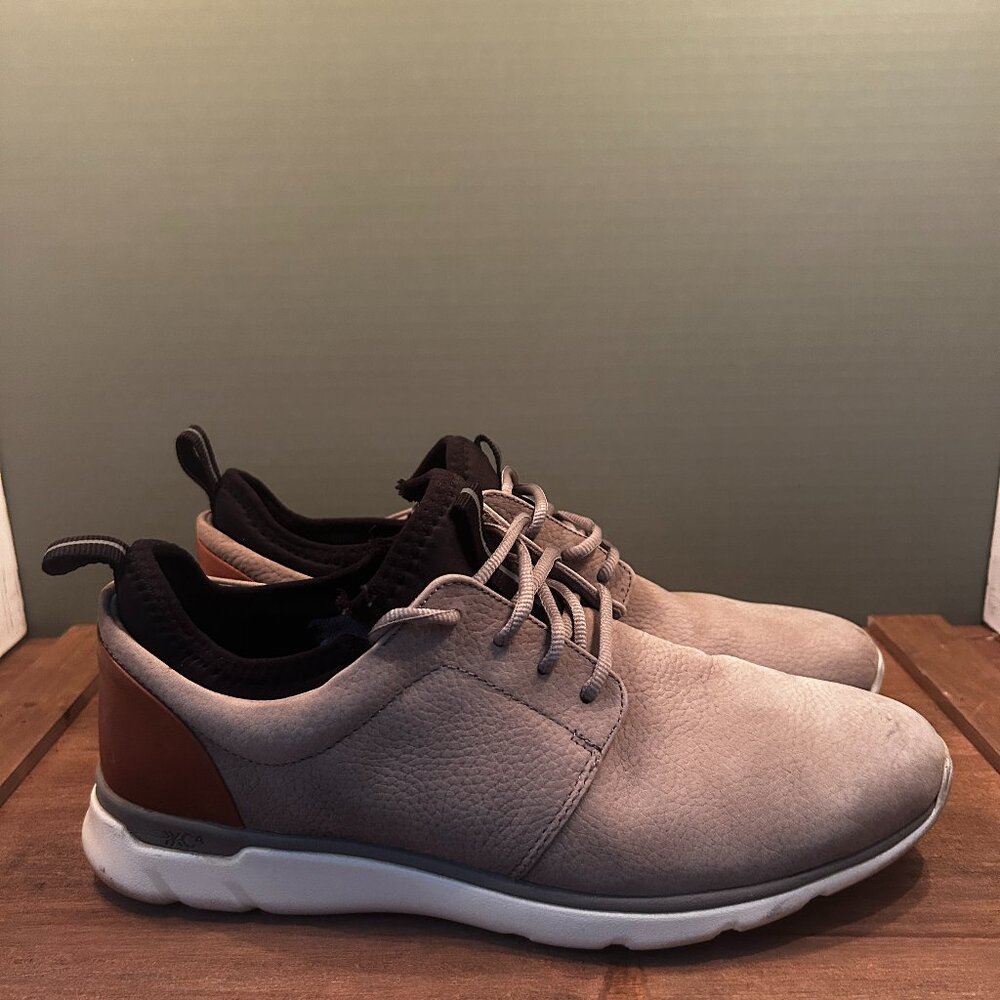 Johnston & Murphy XC4 Prentiss 2 Plain Toe Gray Casual Dress Shoe 25-2947, 10M